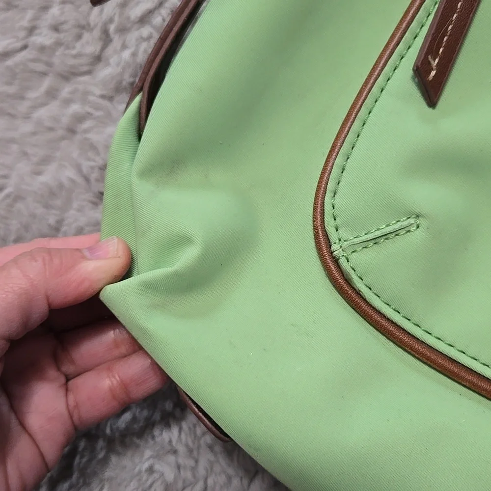 CHAMPS Lime Green Nylon Shoulder Bag